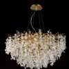 Стеклянная подвесная люстра Savage 7004-D800 GD iLamp