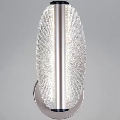 Бра  00490-0.2-01S champagne silver прозрачное