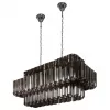 Стеклянная подвесная люстра Destiny MD0267-14A серая iLamp Стеклянная подвесная люстра Destiny MD0267-14A серая iLamp