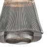 Стеклянный подвесной светильник Emily 10038 VL5603P31 конус серый Vele Luce