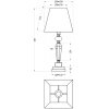 Интерьерная настольная лампа  22-86639TL белый конус Garda Decor