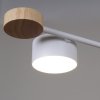 Потолочная люстра  03751-0.3-10 WT+WOOD GX53 цилиндр белая