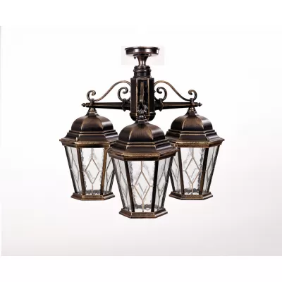 Потолочный светильник уличный ASTORIA 2M 91470MA/3 Gb ромб Oasis Light