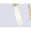 Стеклянный подвесной светильник High Light LH75367 конус белый Ambrella