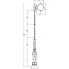Наземный фонарь GLOBO L 88210L/10/E7 Bl белый форма шар Oasis Light
