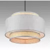 Подвесной светильник Launa 8043/1 бежевый цилиндр Lumion