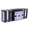 Настенный светильник уличный  UUL-S18A 2x60W/E27 IP65 BLACK прозрачный Uniel