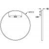 Настенный светильник Rim MOD058WL-L50BS3K Maytoni