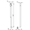 Стеклянный трековый светильник Linear 707015 белый Deko-Light