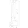 Стеклянный подвесной светильник Bono 10206 Bono белый форма шар TK Lighting