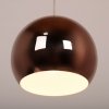 Подвесной светильник Anke MA04013C-001-09 коричневый форма шар