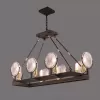 Стеклянная подвесная люстра Тесла CL445281 прозрачная Citilux