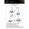 Стеклянная потолочная люстра Nika APL.819.07.13 форма шар белая Aployt