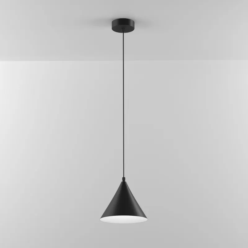 Уличный светильник подвесной Bevel 35184/H черный черный конус Elektrostandard Уличный светильник подвесной Bevel 35184/H черный черный конус Elektrostandard
