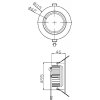 Точечный светильник COB 565307 серый Deko-Light