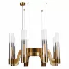 Стеклянная подвесная люстра Ettore SL1235.303.08 прозрачная цилиндр ST Luce