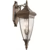 Стеклянный настенный фонарь уличный Venetian Rain KL-VENETIAN2-M прозрачный конус Kichler Стеклянный настенный фонарь уличный Venetian Rain KL-VENETIAN2-M прозрачный конус Kichler