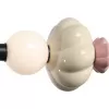 Стеклянный подвесной светильник Florentini SL6134.443.01 белый форма шар ST Luce