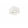 Стеклянный точечный светильник 2061 2061-LED7CLW куб белый