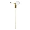 Стеклянный настенный светильник Meridian 10132/D Gold форма шар белый Loft It
