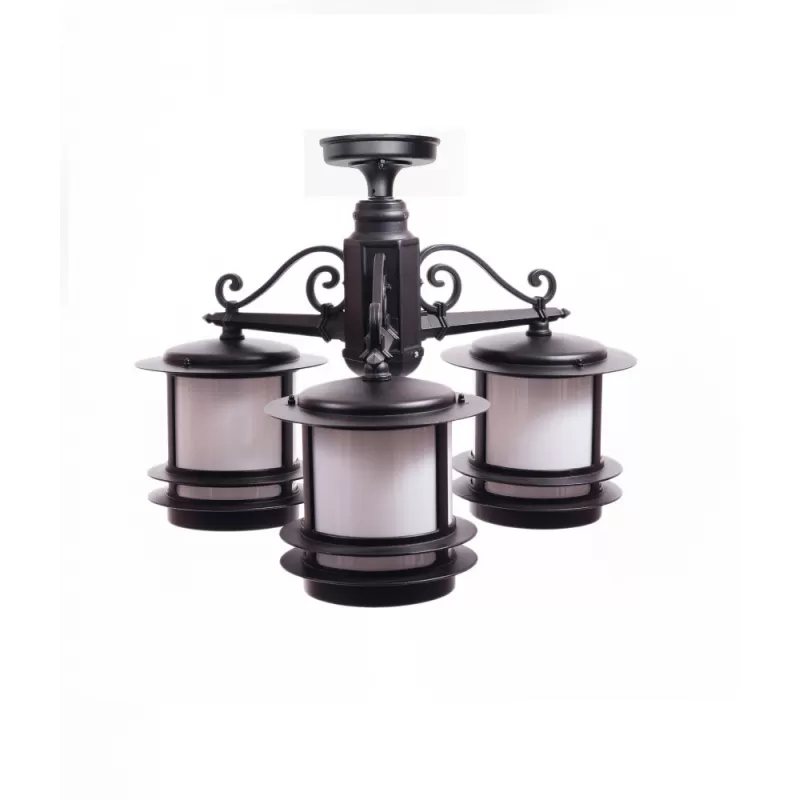 Потолочный светильник уличный TOKIO 68370A/3 Bl opal белый Oasis Light Потолочный светильник уличный TOKIO 68370A/3 Bl opal белый Oasis Light