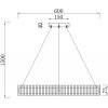 Стеклянный подвесной светильник Lucen 4007/02/06P белый Stilfort