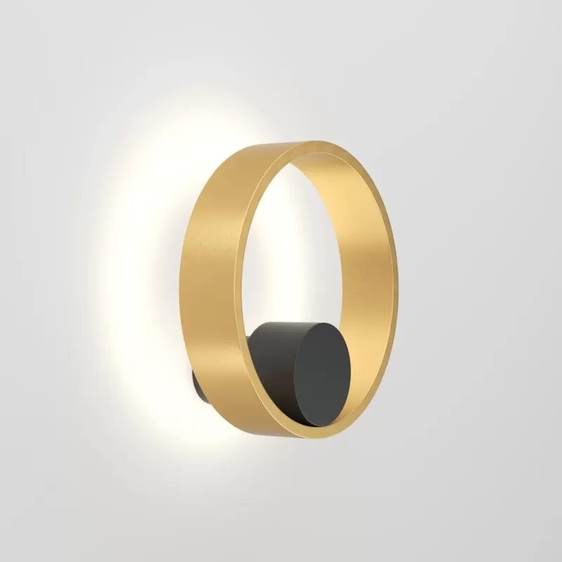 Настенный светильник Orbit DK5060-BK+SG цвет золото Denkirs Настенный светильник Orbit DK5060-BK+SG цвет золото Denkirs