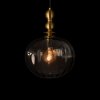 Стеклянный подвесной светильник Melon 10426 Smoke форма шар Loft It