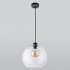 Стеклянный подвесной светильник Cubus 2076 Cubus форма шар прозрачный TK Lighting