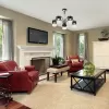 Стеклянная потолочная люстра Riche 2121/5P цилиндр прозрачная Escada