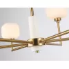 Стеклянная потолочная люстра HIGH LIGHT LH53015 белая Ambrella