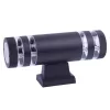 Настенный светильник уличный  UUL-S20A 2x60W/E27 IP65 BLACK прозрачный цилиндр Uniel