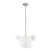 Стеклянный подвесной светильник Bolle 2030-P4 форма шар белый Loft It