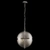 Стеклянный подвесной светильник Yonkers P004PL-03CH форма шар прозрачный Maytoni
