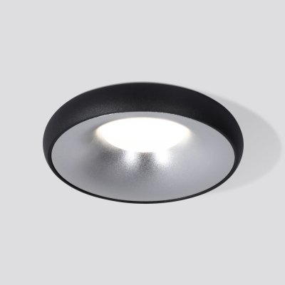 Точечный светильник  118 MR16 серебро/черный Elektrostandard