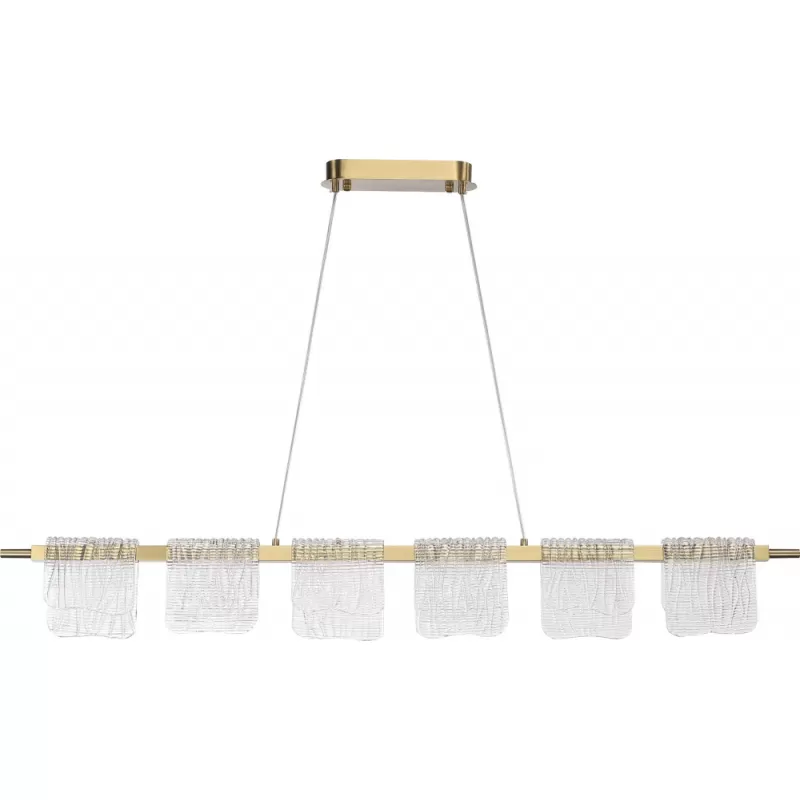 Стеклянный подвесной светильник Voile SL6021.203.36 прозрачный ST Luce