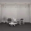 Стеклянный трековый светильник Biancа TR206-1-3W3K-B прозрачный конус Maytoni