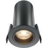 Точечный светильник Focus Led DL125-L12-3K-B цилиндр черный Maytoni
