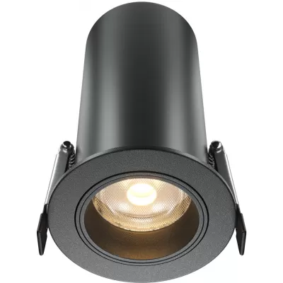 Точечный светильник Focus Led DL125-L12-3K-B Maytoni цилиндр