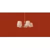 Потолочная люстра Butler FR2057PL-05BG конус бежевая Freya