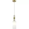 Стеклянный подвесной светильник SL2003 SL2003.303.01 цилиндр белый ST Luce
