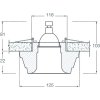 Точечный светильник Decoro DL216G/2