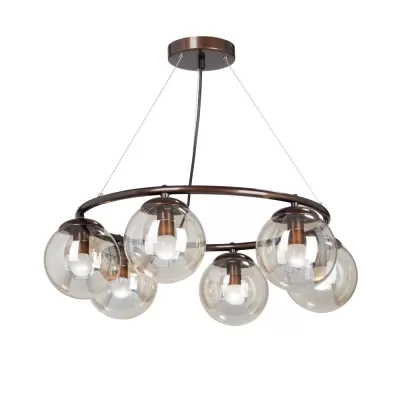 Подвесная люстра  V4934-7/6S Vitaluce форма шар