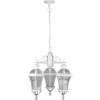 Стеклянный уличный светильник подвесной ROMA L 95270L/3 W прозрачный Oasis Light