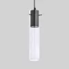 Стеклянный подвесной светильник Look 3146 Look Graphite черный цилиндр TK Lighting