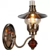 Стеклянное бра Trattoria A5664AP-1AB прозрачное Artelamp