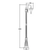Наземный фонарь MADRID 84309/10 down Bl прозрачный Oasis Light