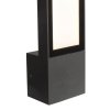 Стеклянный настенный светильник уличный Slender 3037-1W белый Favourite