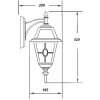 Стеклянный настенный фонарь уличный FARO lead GLASS 91102/04 lgY Bl прозрачный Oasis Light