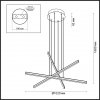 Подвесной светильник Rudy 3890/48L черный Odeon Light